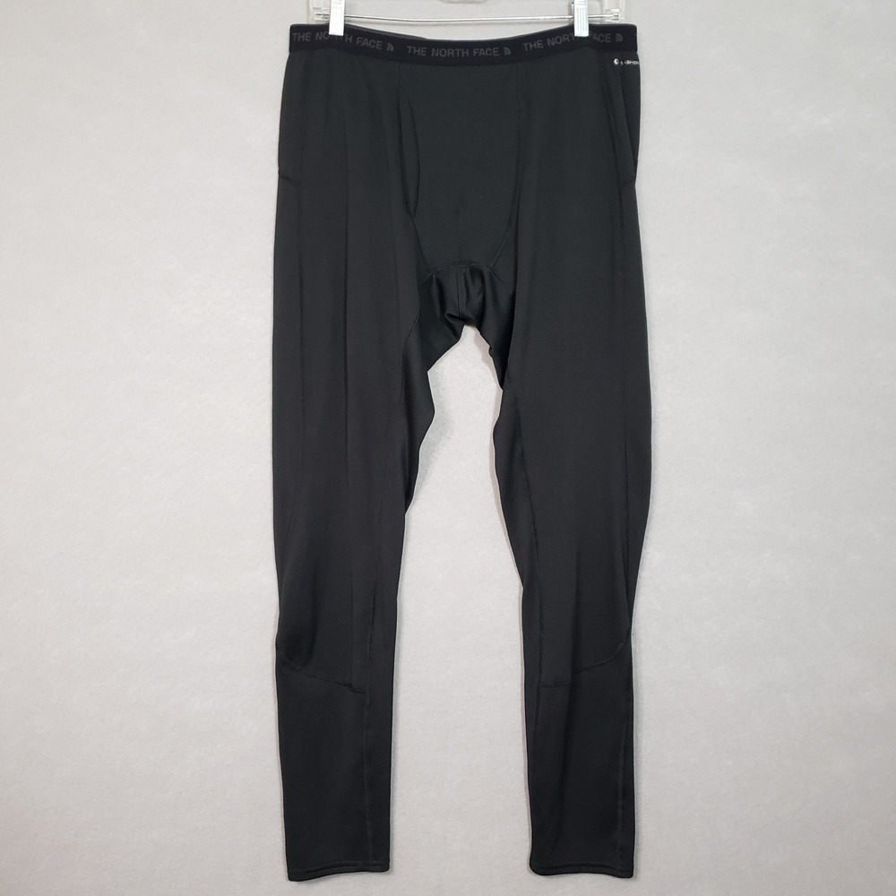 The North Face Mens L Base Layer Leggings Black Quick Dry Active Gorpcore Skiing
